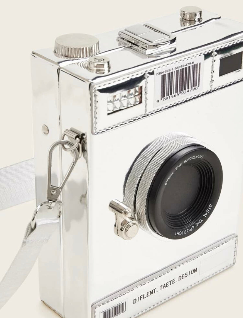Retro Camera Purse - White
