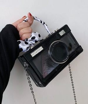 Fashion Camera Purse - Black