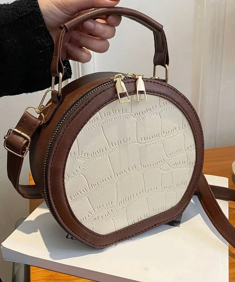 Brown Circle Bag