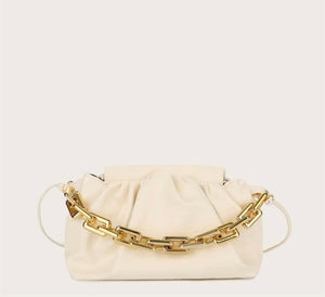 Mini Chain Bag - White
